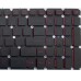 Πληκτρολόγιο Laptop Acer Aspire VX5-591 VX5-793 VN7-593 US BLACK RED Backlit και οριζόντιο ENTER